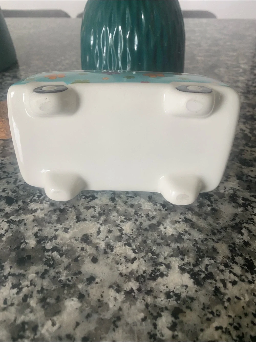 Ceramic Floral Camper Vase Accent